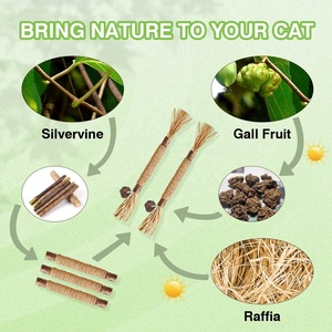 Wholesale Cat Toy <strong>Catnip</strong> Silvervine Stick for Cats Chew Toys for Cleaning Teeth Relaxing Improving Digestion <strong>Catnip</strong> Toys for Cat - Product Image 4