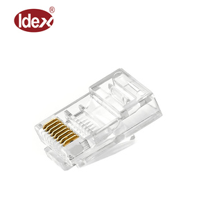 RJ45网络模块化8P8C插头6类RJ45连接器，用于局域网电缆UTP rj45 6类插头 - Product Image 3