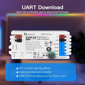 2025 Gledopto HOT WLED ESP32 цифровой светодиодный контроллер с 4 выходами Uart Download Type c порт - Product Image 3