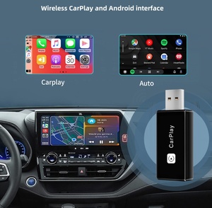 Carlin kiti Io s hava 2in1 USB Android otomatik kablosuz Carplay BT kontrol Dongle tak çalıştır adaptörü araba kutusu tüm araba için dönüştürmek - Product Image 3