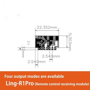 Ling-R1Pro Anti-Interferenz-HF-Modul 433Mhz Smart Switch für Haushalts gerät Fernbedienung Arduino kompatibel