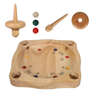 互动亲子棋盘游戏儿童早教轮盘象棋游戏新木玩具 - Product Image 5