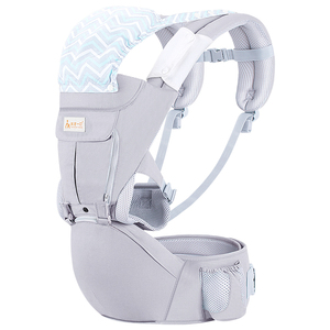 Khăn địu em bé có khung nhựa điều chỉnh được dành cho trẻ sơ sinh 0-6 tháng tuổi, tiện lợi khi đi du lịch - Product Image 5