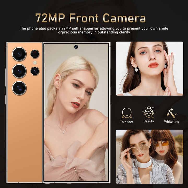 โทรศัพท์มือถือ S25อัลตร้าสมาร์ทโฟนสำหรับ S25อัลตร้า16GB + 1TB 5G สองซิมโทรศัพท์มือถือเดิมสมาร์ทโฟน HD AMOLED Deca Core