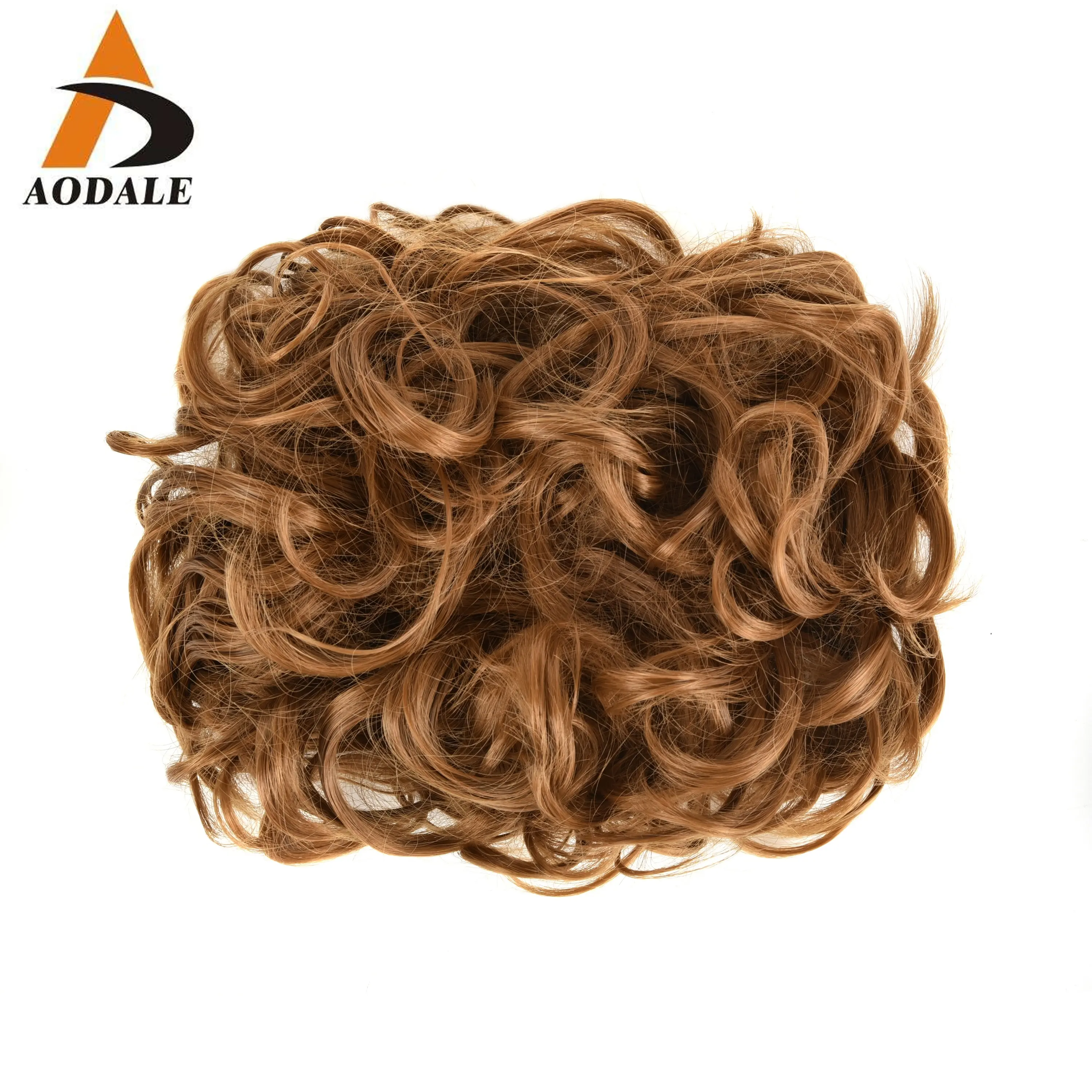 High Quality Fashion Heat Resistant Bun Afro messy kinky curly Synthetic extension wigs clip ponytail Scrunchies Chignon hair