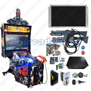 ターミネーター4シミュレーターキットキャビネットアダルトストリートキットボードコインはアーケードシューティングボールゲーム機用に操作されます