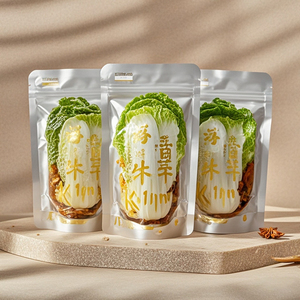 廉价干粮干洗塑料包装袋带拉链泡菜包装袋/Pa/Pe/Evoh高品质真空袋