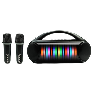 New Design Portable LED Karaoke Machine Mini Bluetooth BT Speaker Audio <strong>System</strong> with Wireless Sound Box Waterproof Subwoofer - Product Image 2