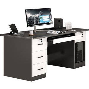 Cheap Modern Furniture Office Furniture Wooden Office <strong>Computer</strong> <strong>Table</strong> <strong>With</strong> Shelf Study Desk <strong>Computer</strong> Desk - Product Image 1