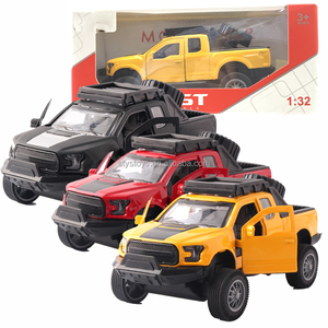 1:32 Raptor Pickup alaşım Diecast kamyon modeli simüle Metal döküm araba modeli oyuncak çocuklar için - Product Image 1