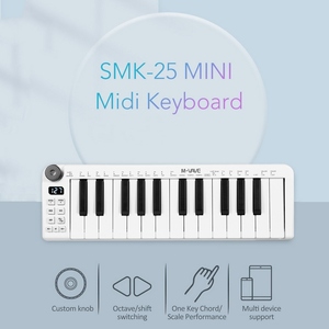 Teclado MIDI de 25 Teclas Recargable, Controlador MIDI de Control, Mini Teclado USB Portátil, 2 Unidades, 1 Unidad, 2 Unidades, 1 Unidad - Product Image 3