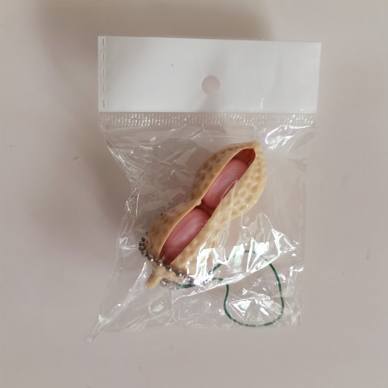 Single OPP bag packed with squeezed peanuts