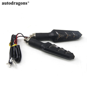 Autodragons ok koşu akan yanıp sönen dinamik sıralı led sinyal lambası motosiklet için - Product Image 3