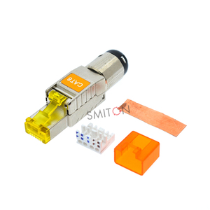 Soluzione di rete RJ45 Cat8 schermato terminazione campo strumento-senza spina Cat8 cavo Ethernet connettore Toolless - Product Image 4