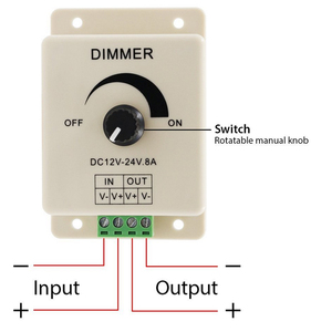 Светодиодный регулятор яркости, DC 12V 24V 8A - Product Image 2