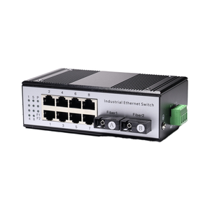 MikroTik Industrial 100Mbps Ethernet POE Switch 8 2 puertos SC Conmutador de red de fibra óptica 96W Función POE Din-Rail 96W POE - Product Image 2