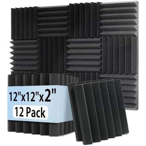 Black - 12 Pack Wedge Panels