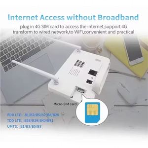 Wireless CPE <strong>LTE</strong> 4G Router Portable Gateway with SIM Card Slot 4G <strong>LTE</strong> Router CPE Modem - Product Image 4