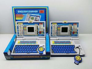 20 funzioni a batteria di plastica per bambini educativo macchina di apprendimento LCD gioco inglese Computer giocattolo per bambini Laptop per bambini