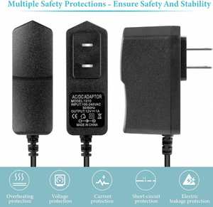 Adaptador de fuente de alimentación conmutada Ac Dc para ordenador, ventilador de carcasa, 2 pines, 1A, Us, 100-240V, entrada 50/60Hz, 12V, 1Amp de salida - Product Image 5