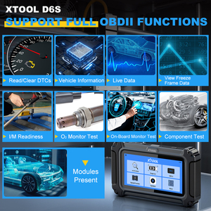 D6S OBD2 Scanner <strong>Code</strong> <strong>Reader</strong> All System Car Diagnostic Tools 30+ Resets FCA Live Data Automotive Diagnostic <strong>Scan</strong> Tools - Product Image 5