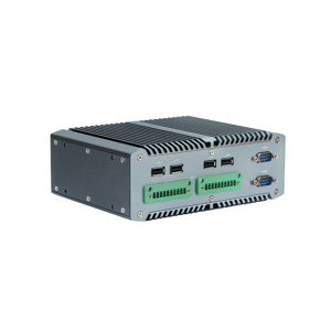 Fansız 4 POE Lan ve 6 Com RS232 RS485 RS422 endüstriyel PC Intel Core i5 8265U 9V 36V Mini masaüstü bilgisayar - Product Image 3