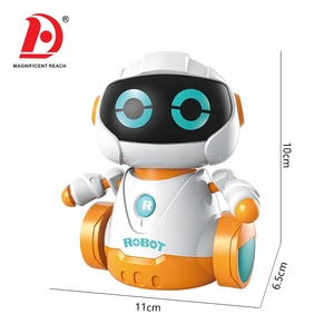 HUADA DIY hattı takipçisi Robot çocuk oyuncak robotlar teknoloji eğitim endüktif Robot oyuncak yörünge yürüyüş fonksiyonu ile Led ışık - Product Image 5