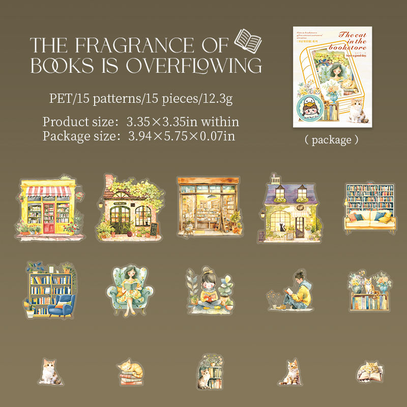 D Imprégné du parfum des livres