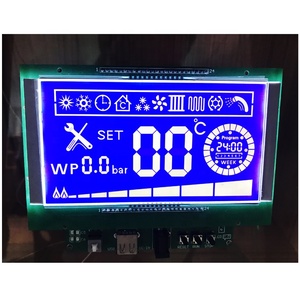 Wide Viewing Angle Customized <strong>Large</strong> Size <strong>LCD</strong> <strong>Display</strong> <strong>7</strong> <strong>Segment</strong> Module COB Blue Color Background Custom HTN <strong>LCD</strong> For Water Meter - Product Image 5