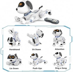 スマートプログラミングスタントドッグインテリジェントロボット倒立ダンシングバイオニックリモコンRCロボット犬子供用 - Product Image 3