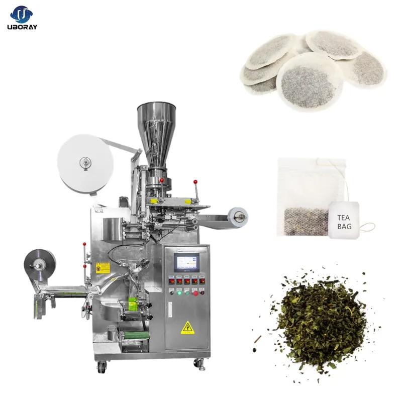 Filtro de saquinho de nylon totalmente automático, máquina de embalagem de folhas de chá verde