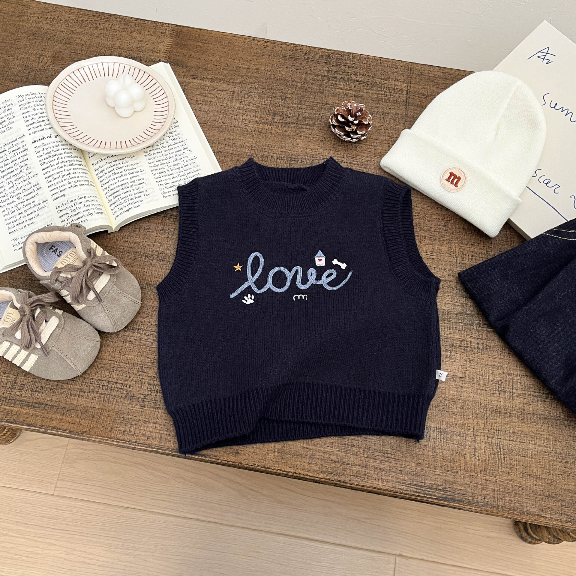 Gilet bleu marine