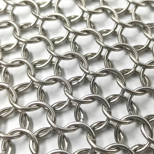 Dekorativer Metalldraht Mesh Edelstahl Ring Mesh Vorhang für Fenster dekoration Kettenhemd Screen Mesh Decke - Product Image 2