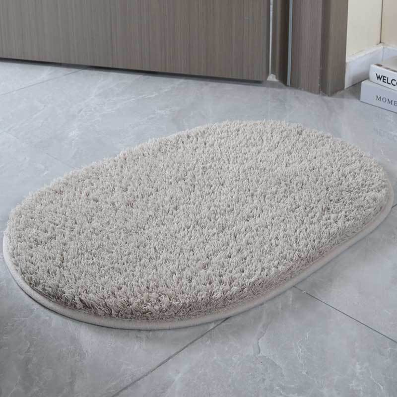 Light brown lambskin oval