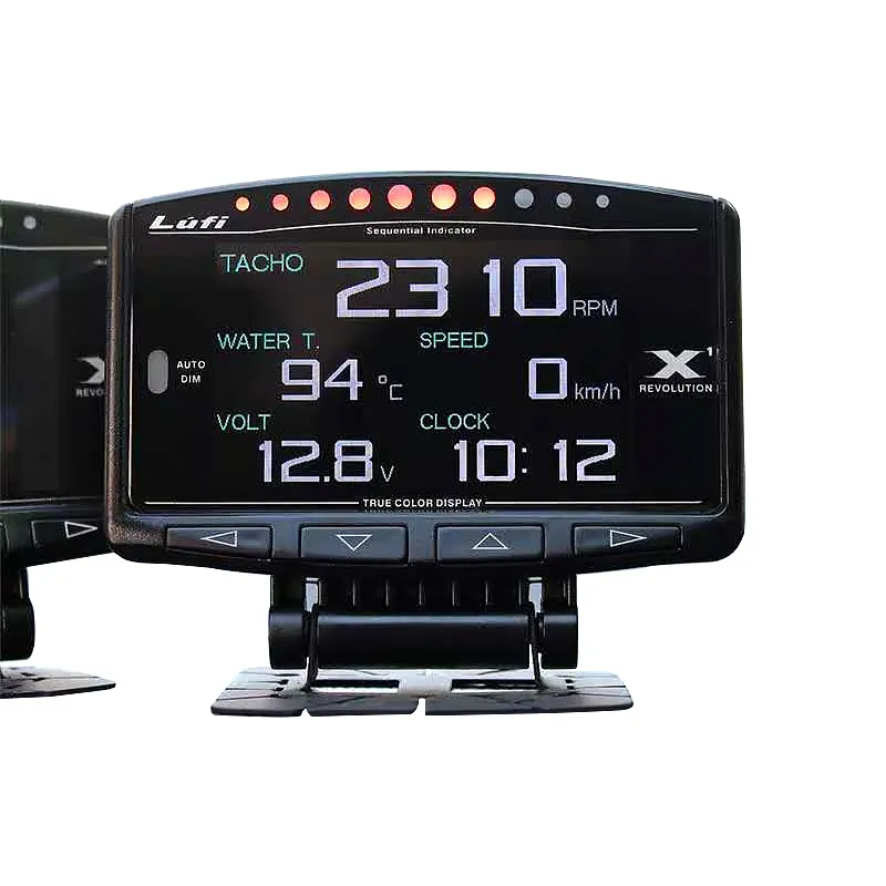Navihua araba akıllı tarayıcı çok İşlevli OBD X1 monitör LCD ekran su sıcaklığı yakıt tüketimi kilometre gerçek zamanlı Test