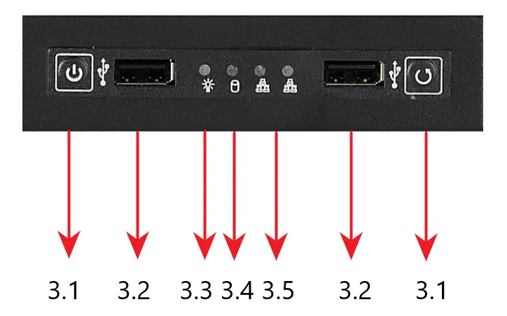 OEM/ODM 2 U550 Server gehäuse Rack montage Industrie computer gehäuse bis zu 8*3,5 "HDD ATX Board Industrial Server-Gehäuse