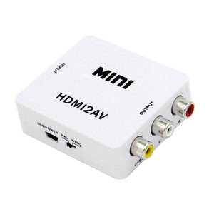 1080P迷你复合高清Mi至3 Rca Av Cvbs高清Mi2Av转换器适配器，用于电视盒游戏机投影仪高清Mi至Av转换器 - Product Image 1