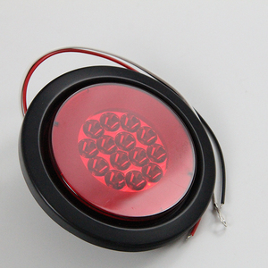 บริการหยุดท้ายรถคาราวานรถพ่วง12V ไฟ LED ไฟท้าย40MA กลมสำหรับเรือเดินทะเล - Product Image 3