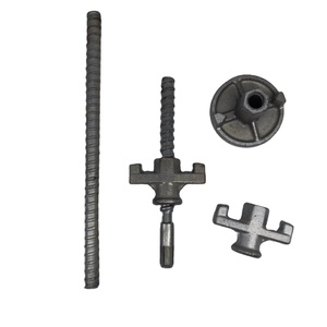 Sistema de barra de acoplamiento de encofrado galvanizado Abrazadera de tuercas de ala de andamio - Product Image 1