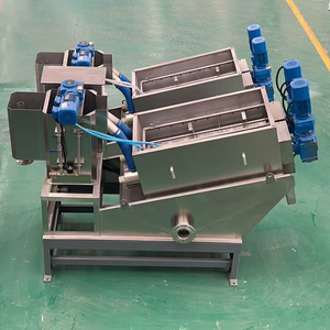 Purifying Sewage Environmental Sludge <strong>Dewatering</strong> Multiple Disc Screw Filter <strong>Press</strong> With High Dehydration Rate