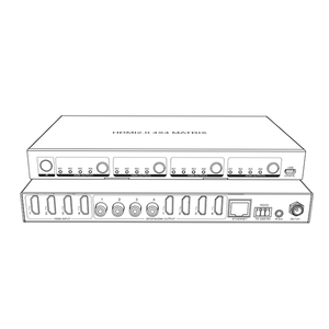 HDMI2.0 Matrix 4 en 4 salidas 4K @ 60HZ HDR Audio óptico do-lby Vision IP/RS23 control remoto