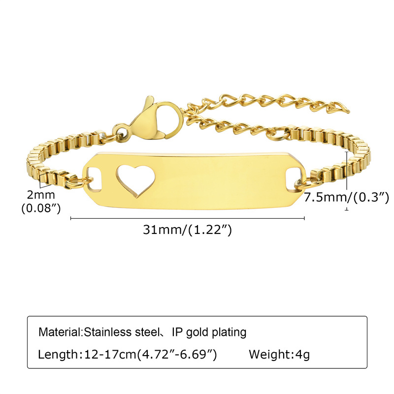 Gold Kid Bracelet 14