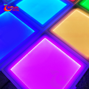 16 colori LED pista da ballo con telecomando e Touch luci mobili per giardino caldo bianco matrice di controllo DMX