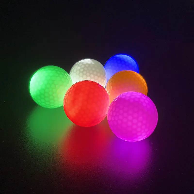 Hoge Bounce Led Golfbal Licht Na Hit 6 Kleuren Voor Kiezen