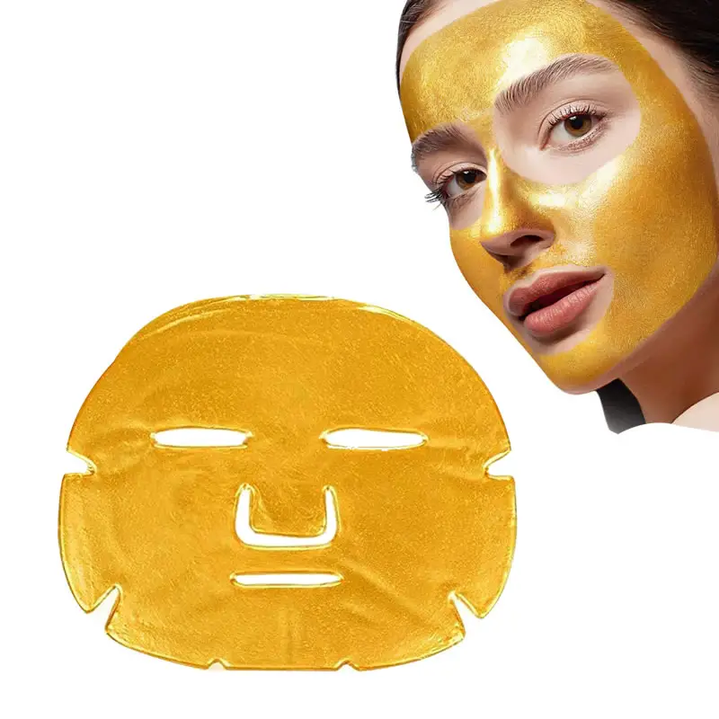 Mascarilla hidratante de hidrogelatina vegana, cristal de colágeno para salón de belleza facial, velo de colágeno