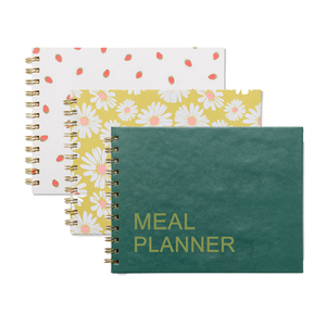 Gıda planlaması için alışveriş ve bakkal listeleri ile özel LOGO yemek planlayıcısı Notebook haftalık ve günlük yemek hazırlık dergisi - Product Image 1