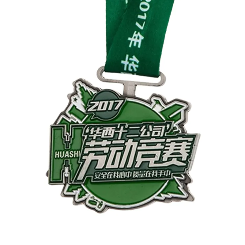 Grosir desain murah milik Anda sendiri Zinc Alloy 3D emas penghargaan maraton menjalankan medali olahraga logam kustom