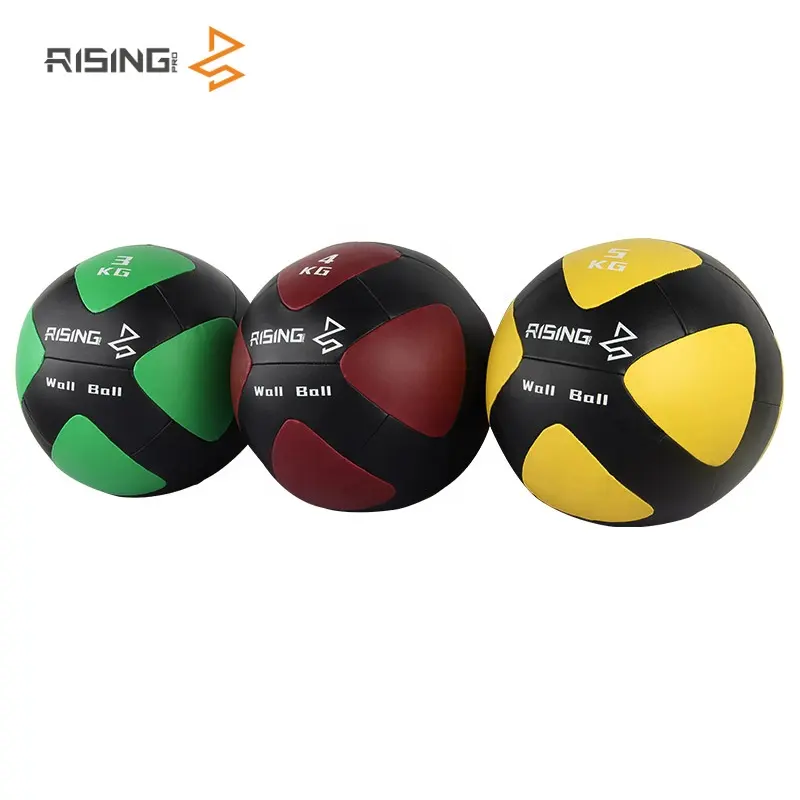 Rising In stock training exercise medicine textured wall ball