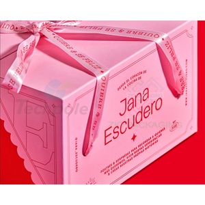 Chất lượng cao tùy chỉnh Cheesecake hộp giấy cho ngày sinh nhật Bánh bánh bao bì hộp với Ribbon xử lý bán buôn - Product Image 5