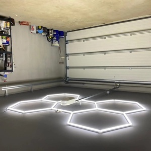 Moderna luce esagonale LED per Garage grande magazzino consegna rapida nuova tendenza barbiere funzionante ricaricabile AC potenza RGB emettendo colore strada - Product Image 3
